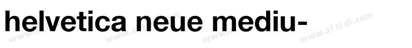 helvetica neue mediu字体转换